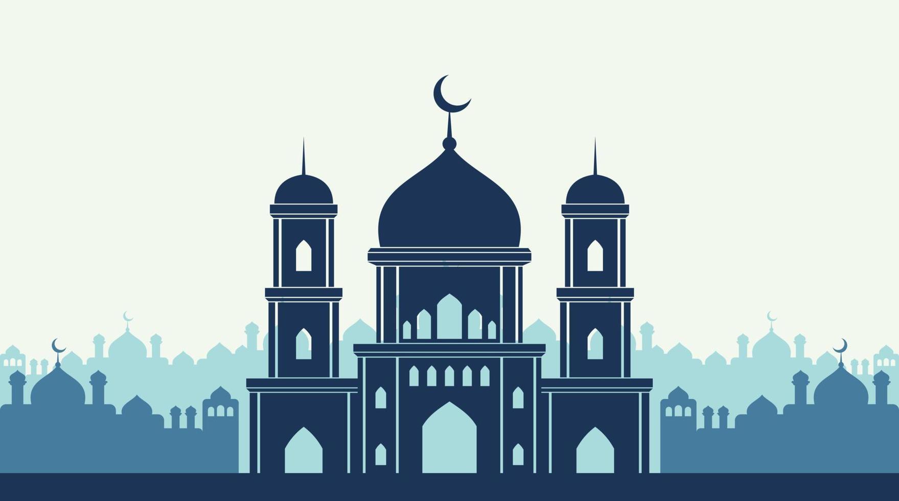 diseño de fondo islámico. fondo de ramadán. fondo de eid mubarak vector