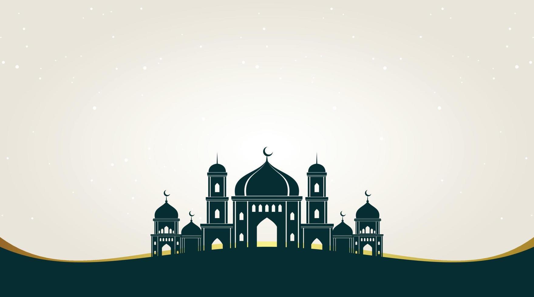 diseño de fondo islámico. fondo de ramadán. fondo de eid mubarak vector