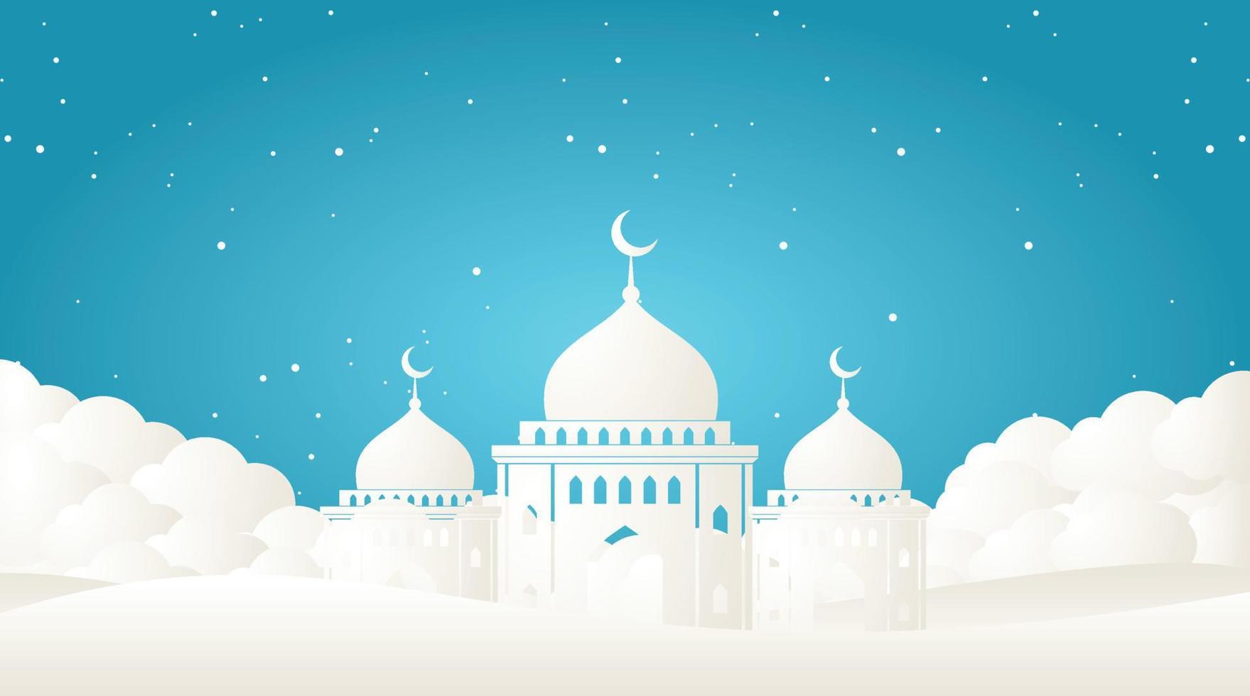 diseño de fondo islámico. fondo de ramadán. fondo de eid mubarak vector