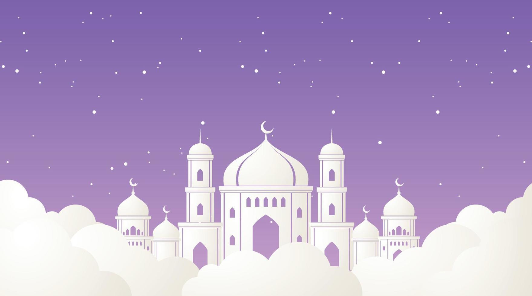 diseño de fondo islámico. fondo de ramadán. fondo de eid mubarak vector