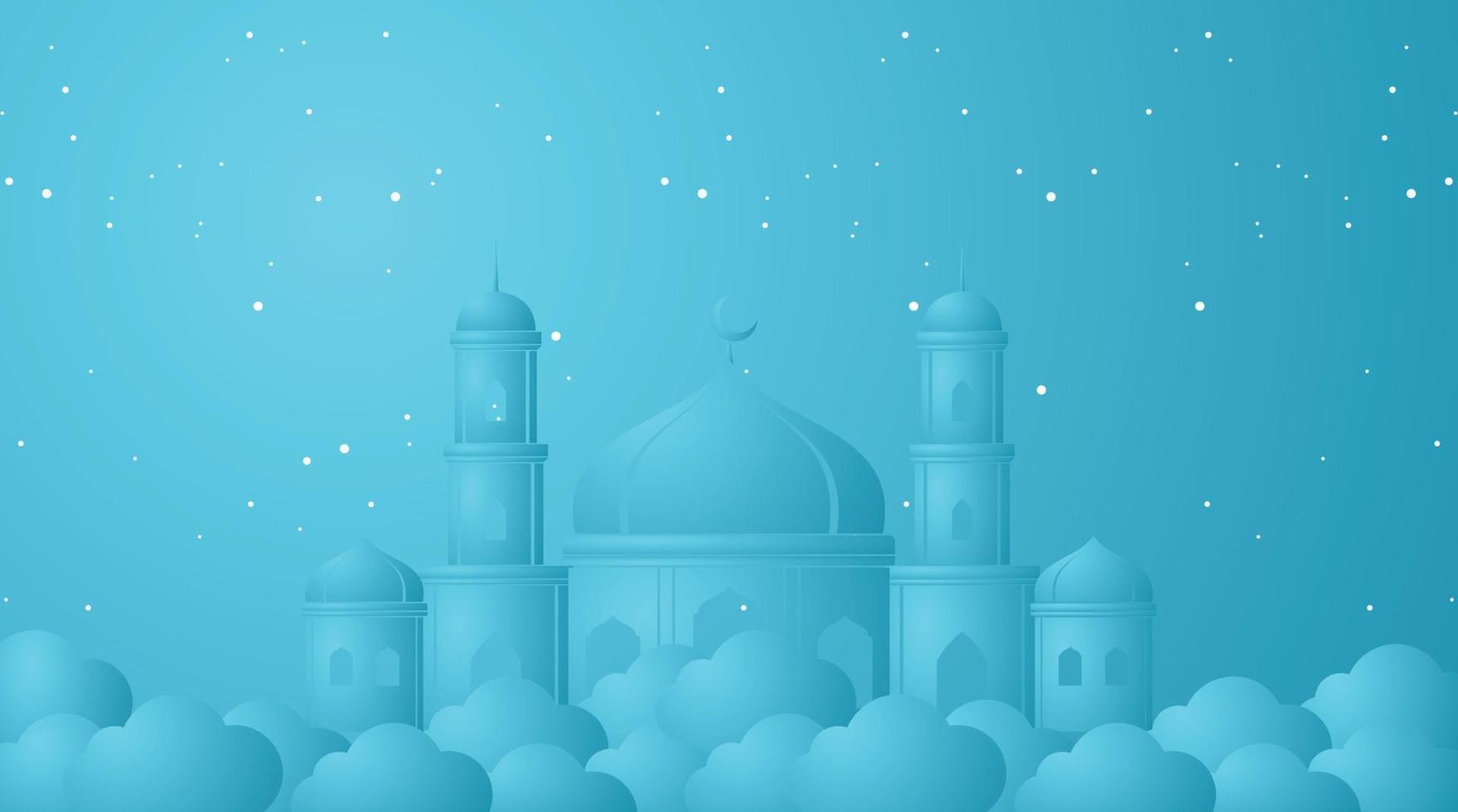 diseño de fondo islámico. fondo de ramadán. fondo de eid mubarak vector