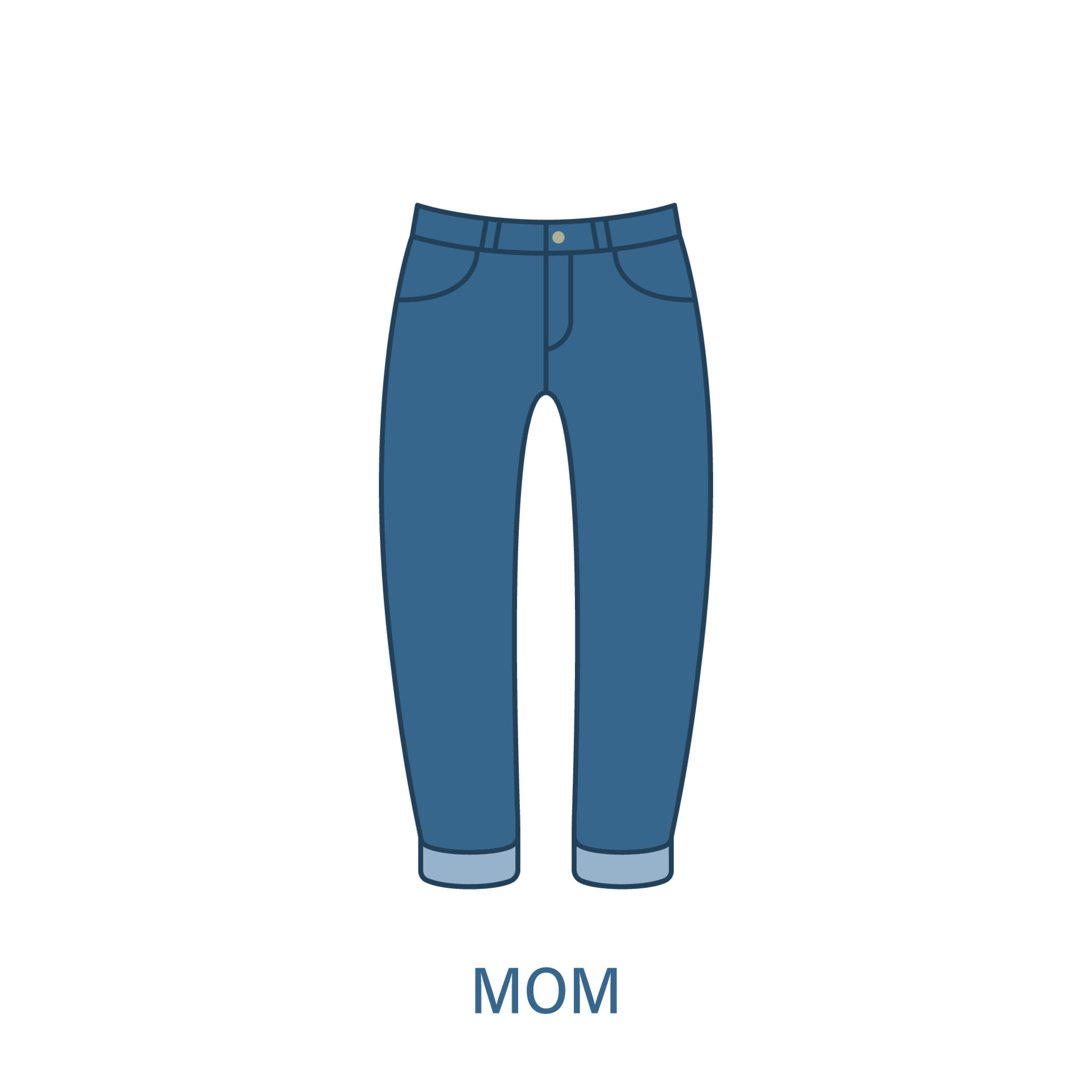 Leggings fit style jeans female denim pants Vector Image