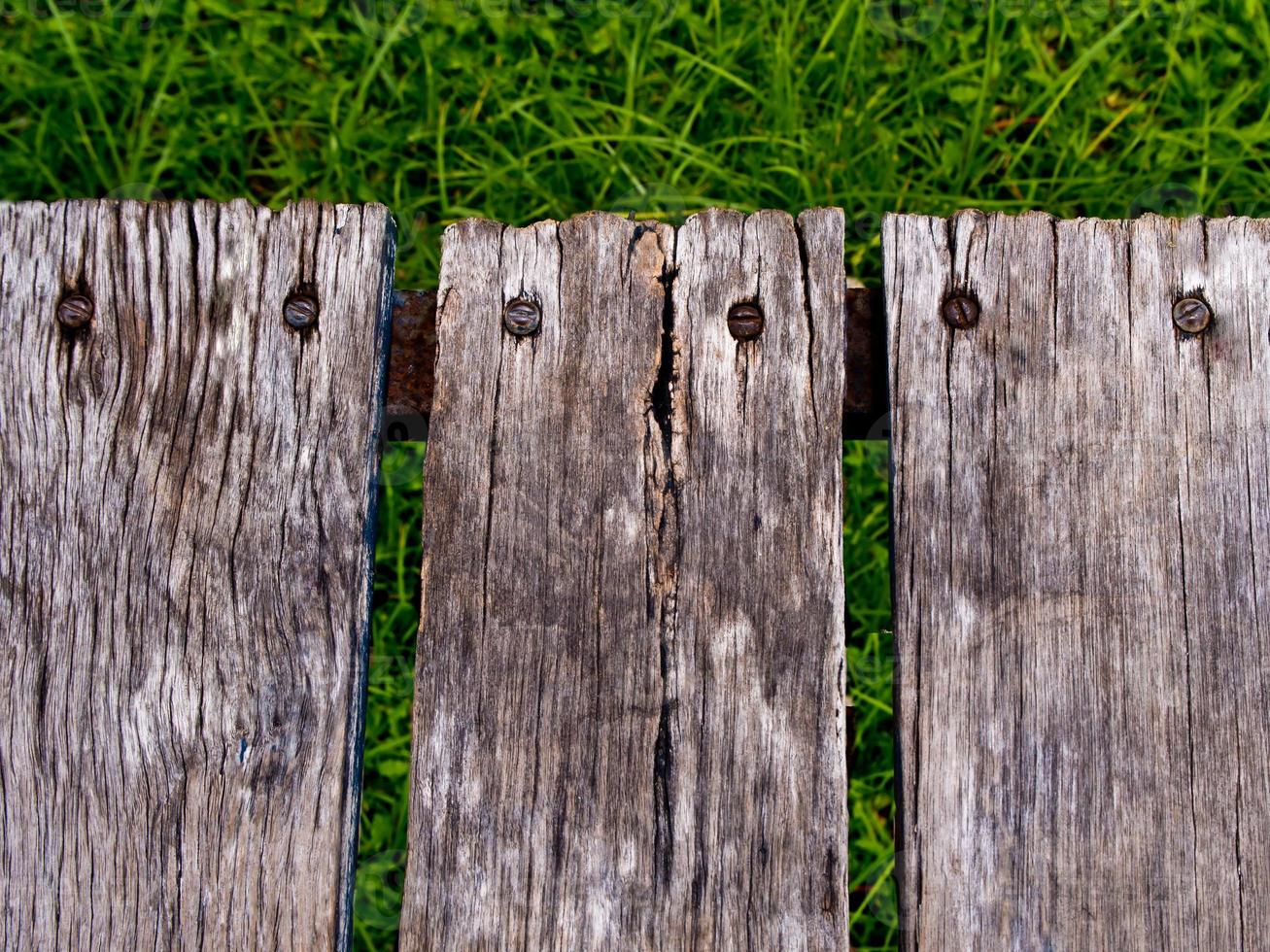 Texture surface of old wooden board photo