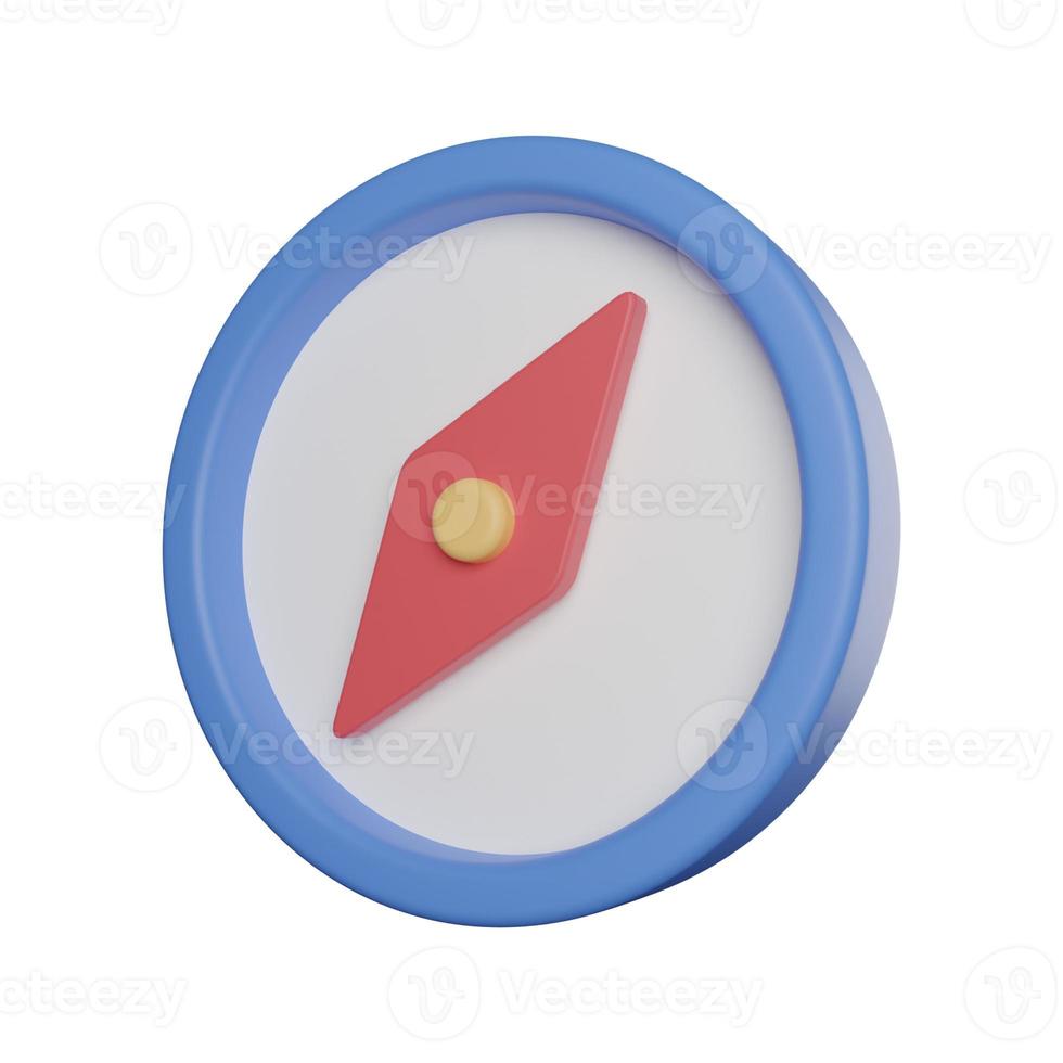 compass directions 3d icon photo