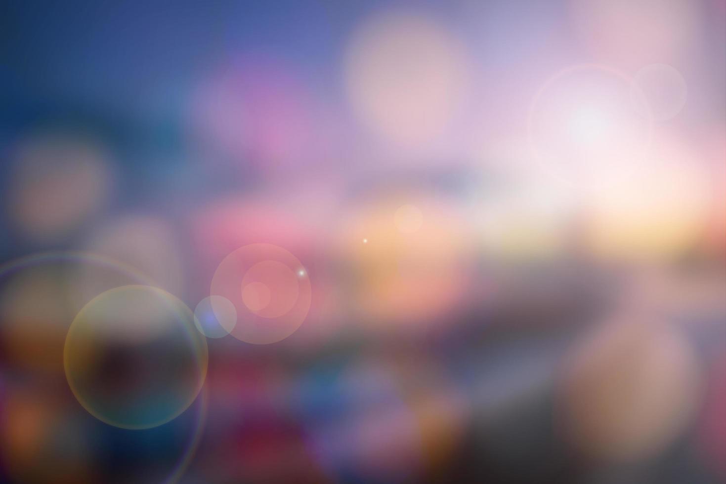 Blurred nature abstract background with sunflare. photo