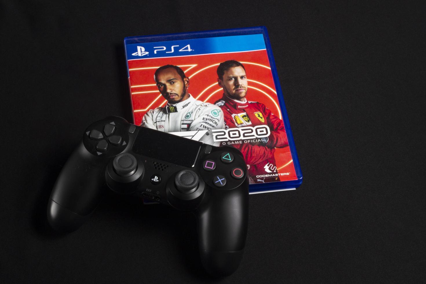 POCOS DE CALDAS MINAS GERAIS BRAZIL JUNE 26, 2021 The Formula 1 2020 game on PS4 Console on june 26th 2021 photo