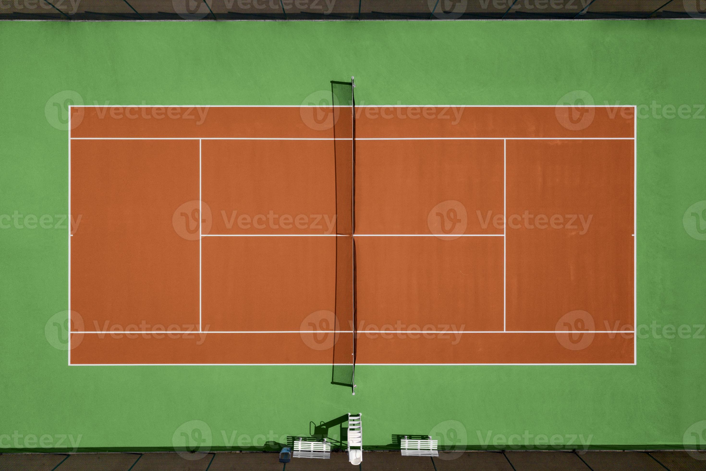 Aerial view of a tennis court 7234373 Stock Photo at Vecteezy