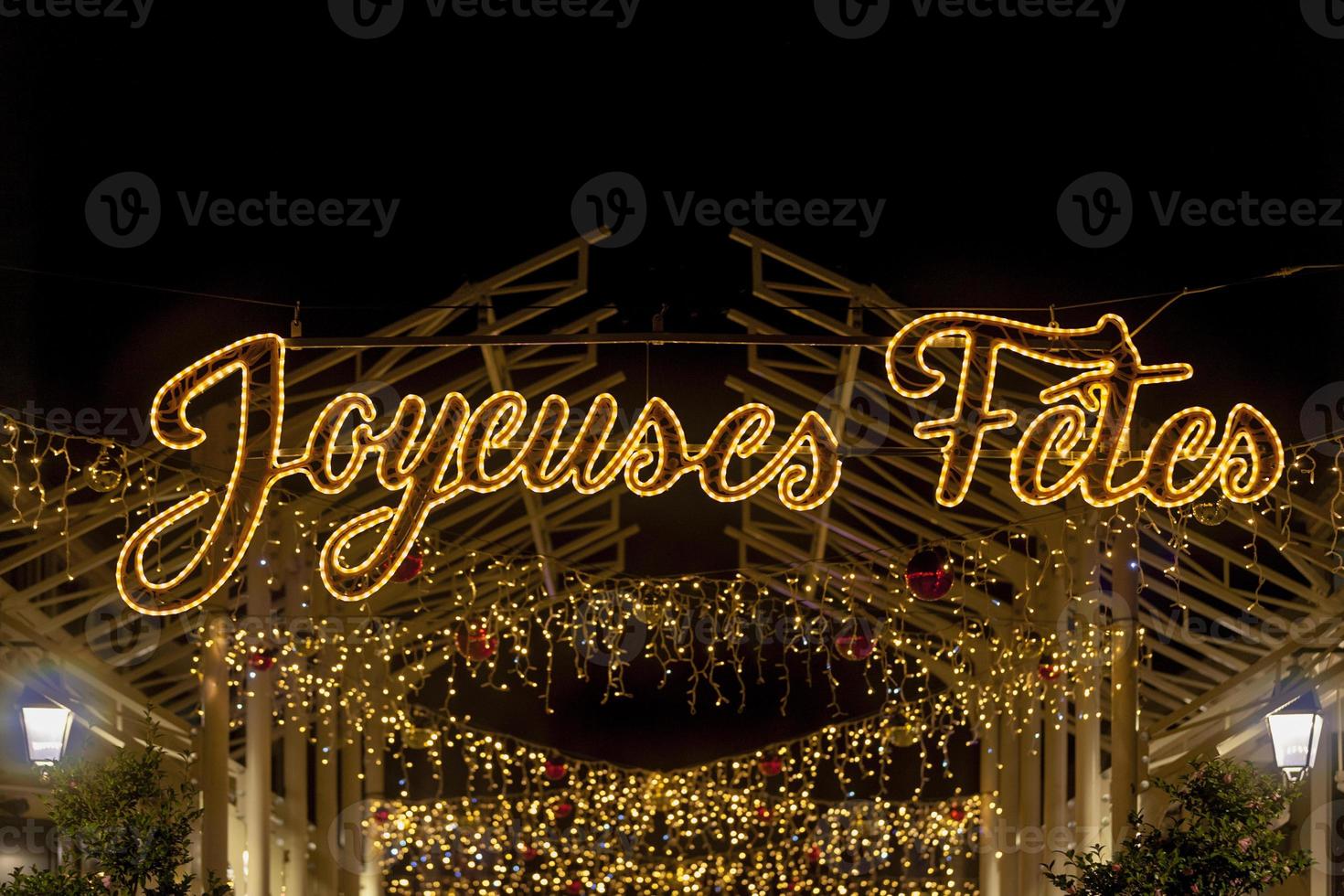 Joyeuses Fetes light photo