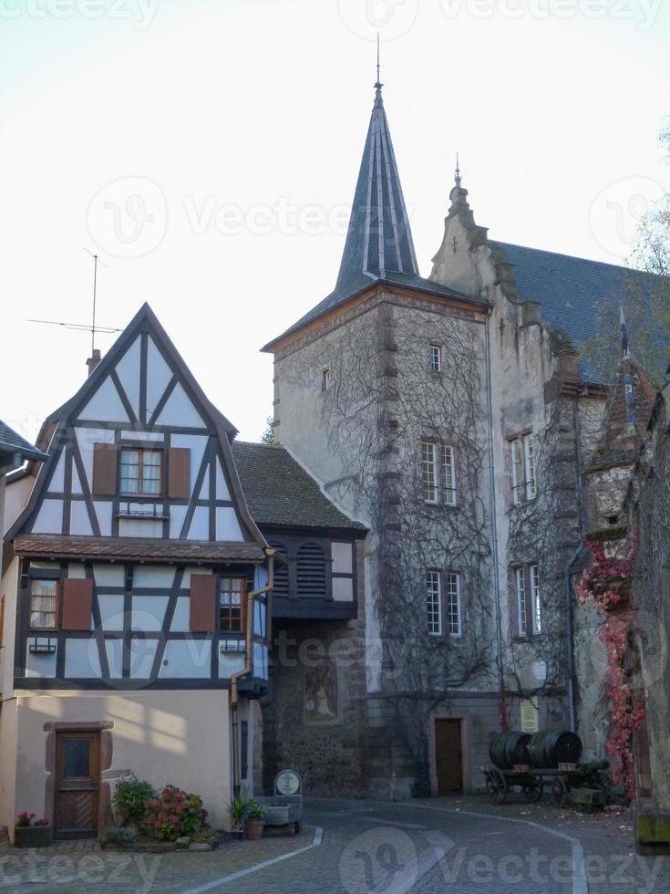 vista de kientzheim, francia foto