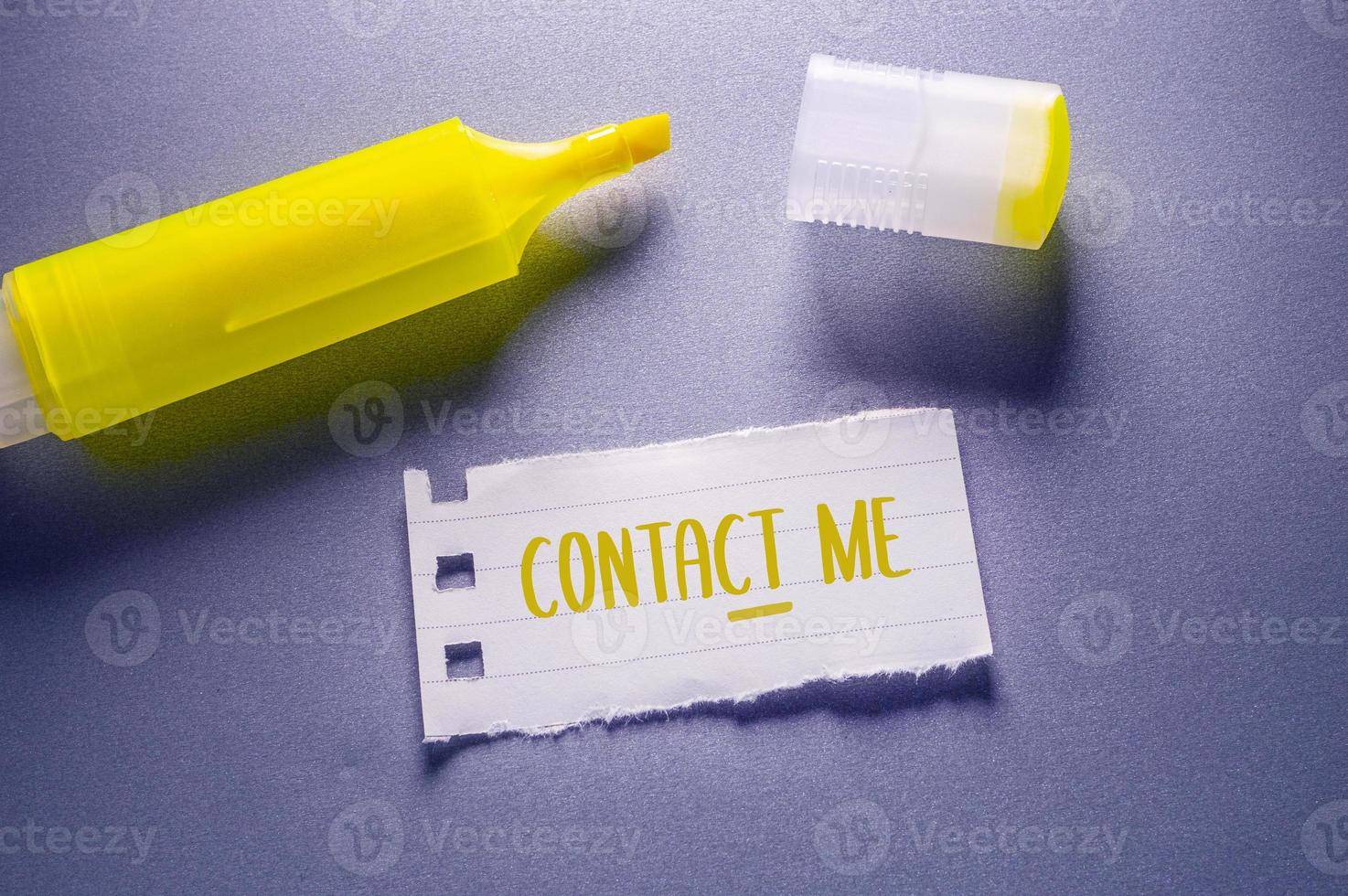 Contact us Business Concept idea photo