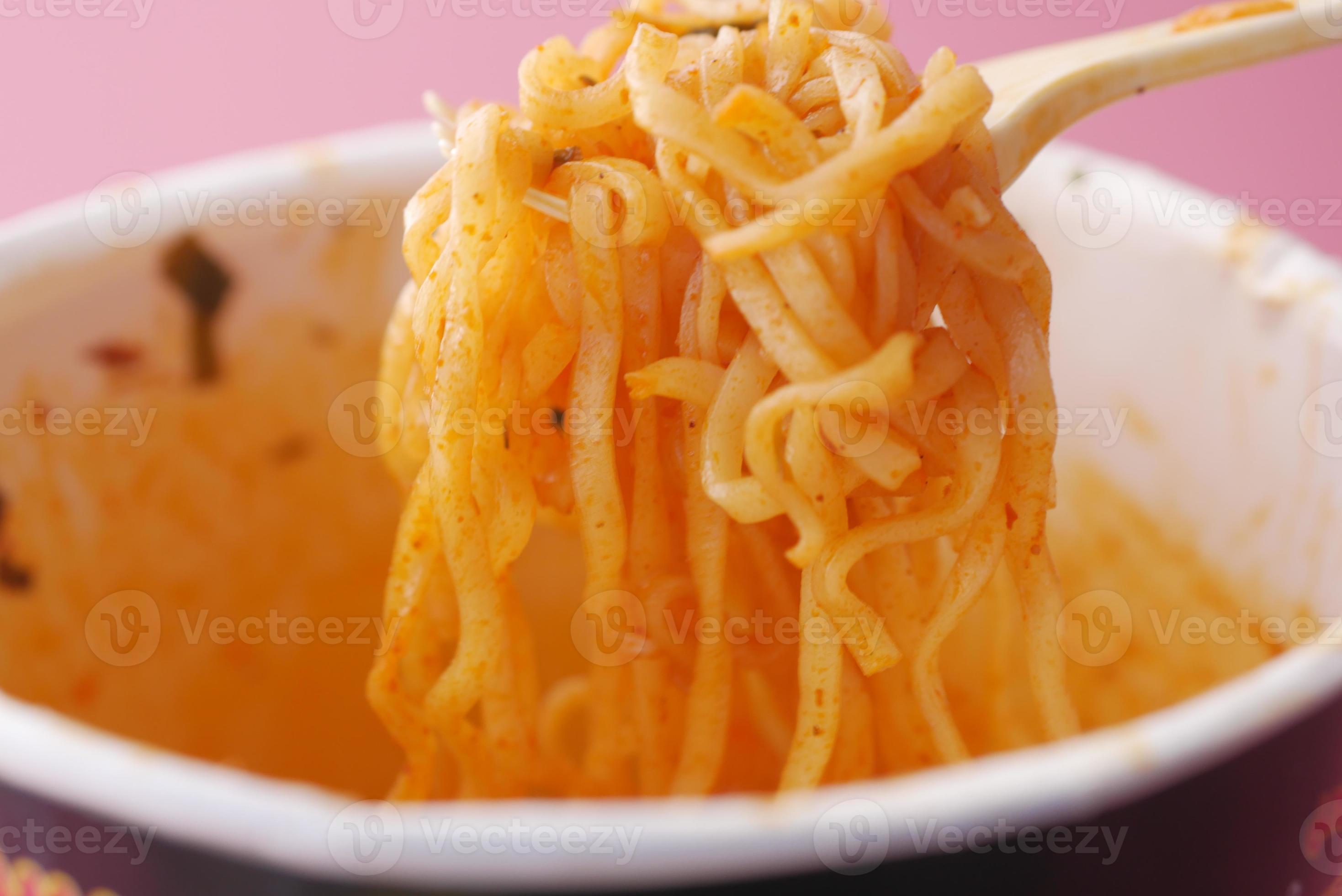 cooking noodles instant close up 7236075 Stock Photo at Vecteezy