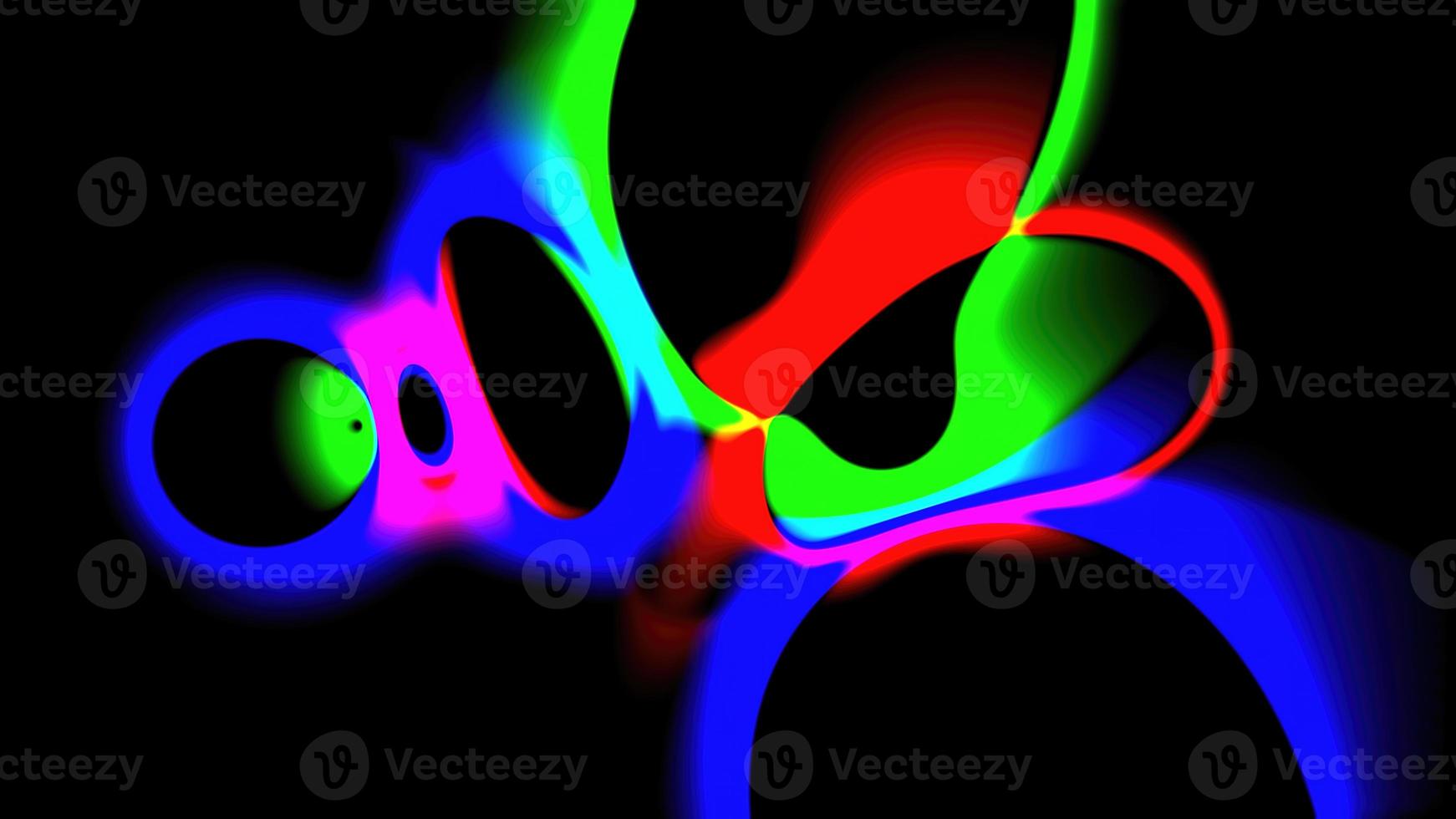 Colorful curve line abstract glow pattern photo