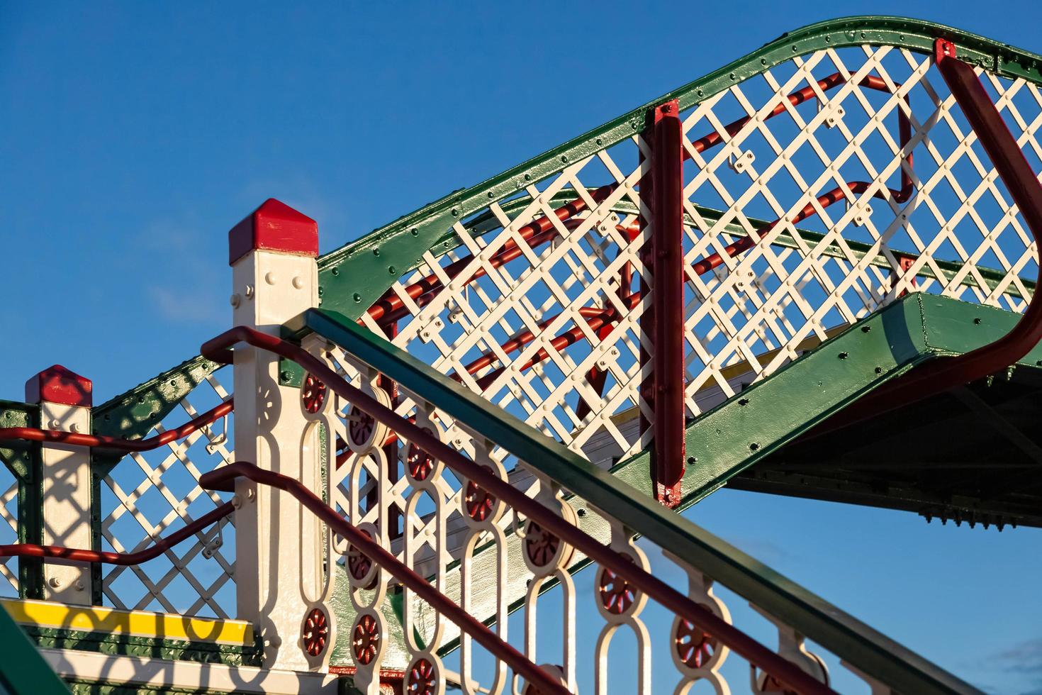 Deganwy, Wales, UK, 2012. View of the railway bridge photo