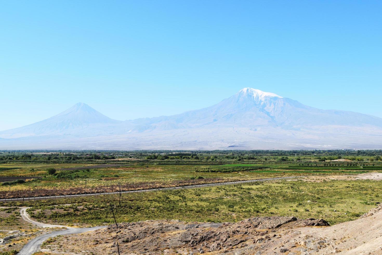 The Nature of Armenia.View of Ararat photo