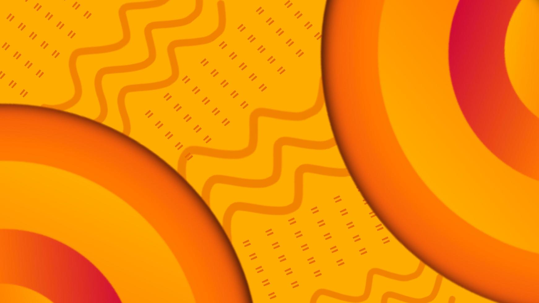 Circles geometry gradient background with yellow and orange color combination. Presentation background design. Suitable for presentation, poster, wallpaper, personal website, UI and UX experiences. photo