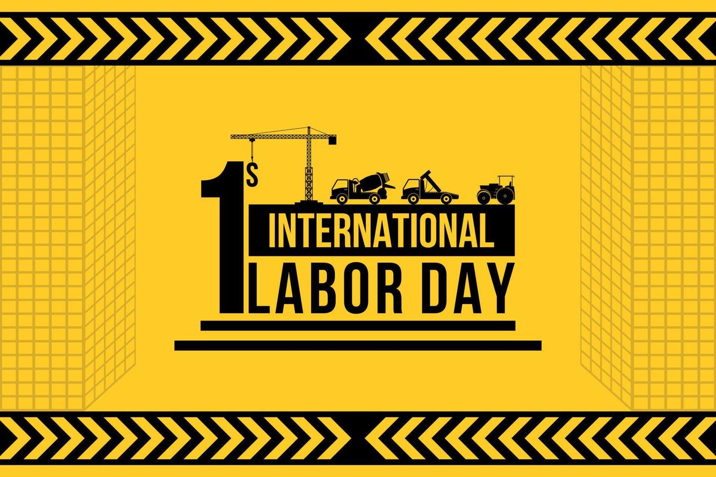 International labor day design vector