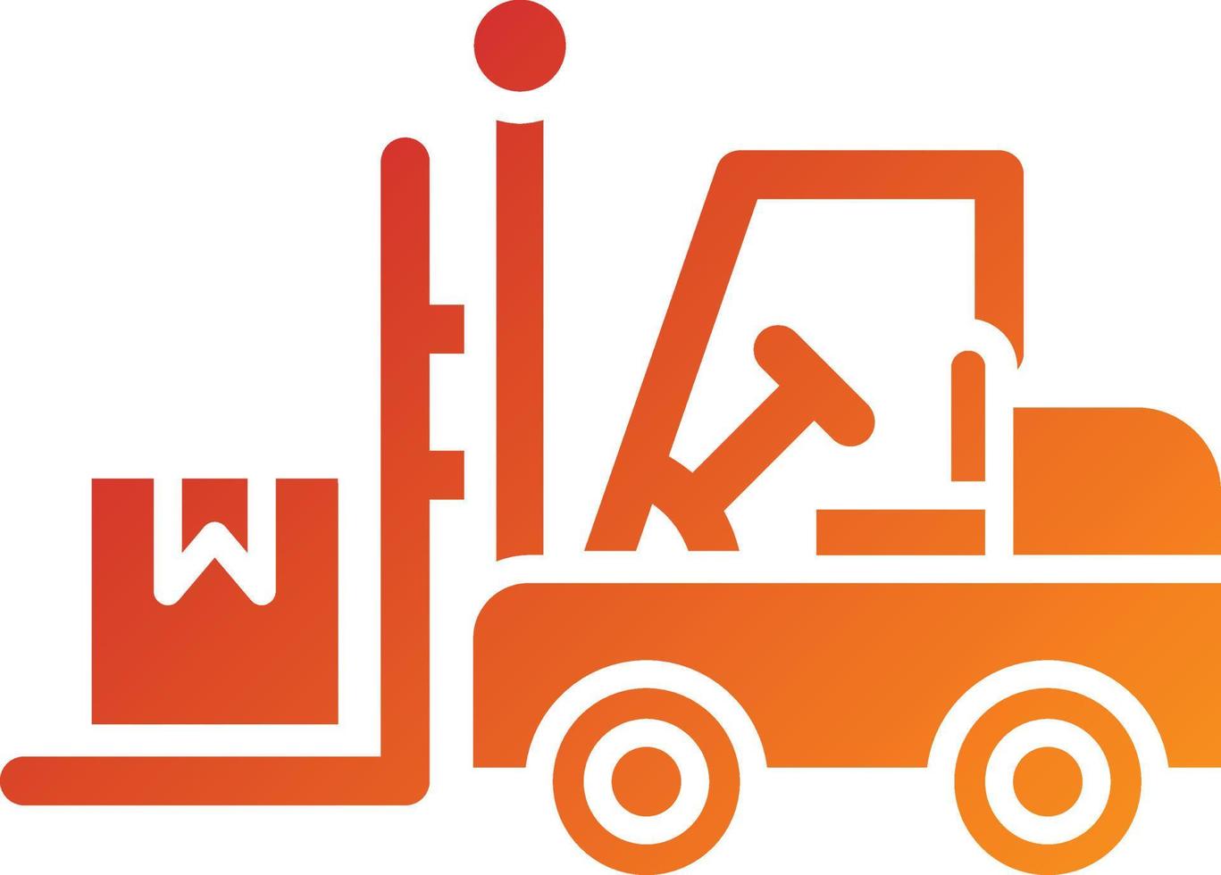 Lifting Parcel Icon Style vector