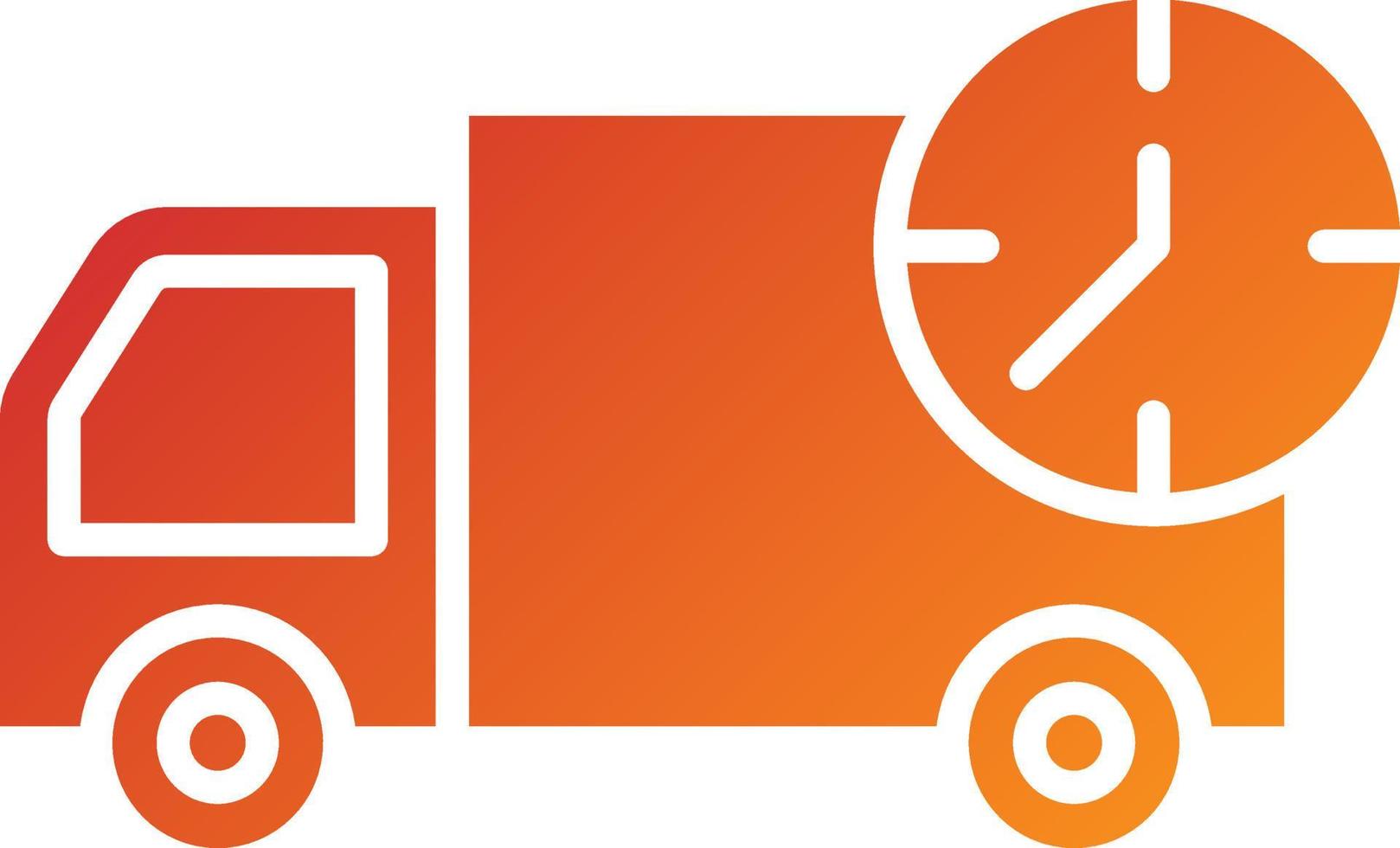 Delivery Time Icon Style vector