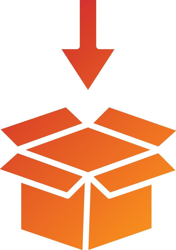 Packaging Icon Style vector