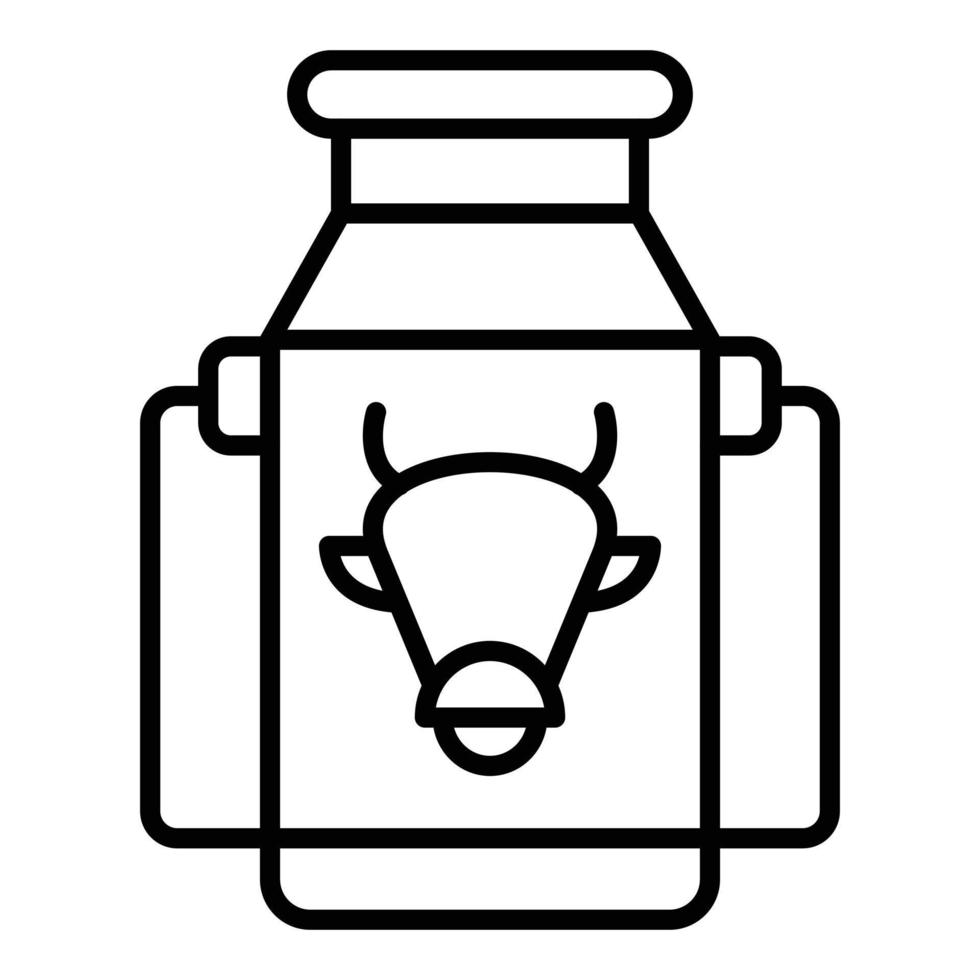 Milk Tank Icon Style vector