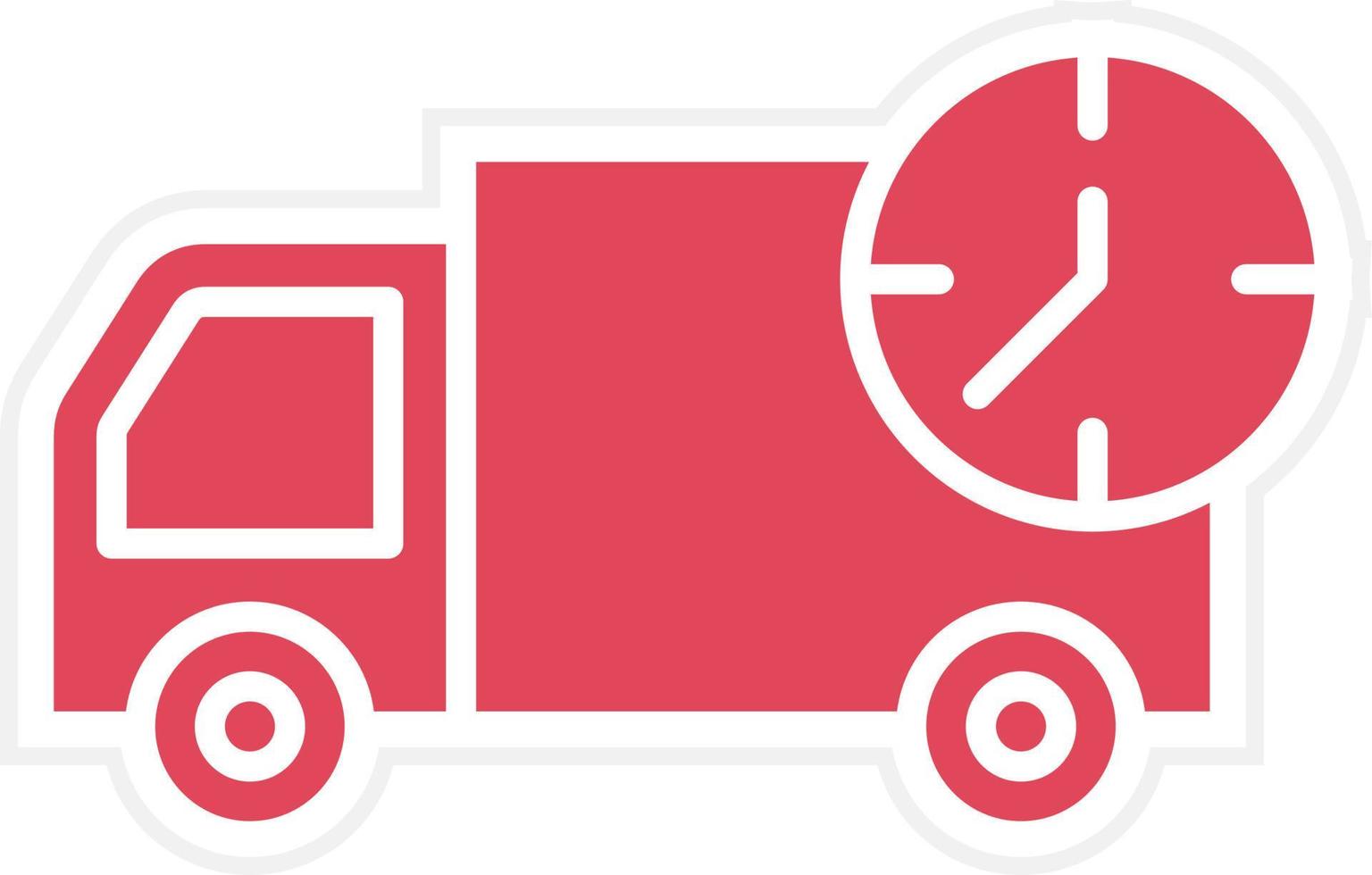 Delivery Time Icon Style vector