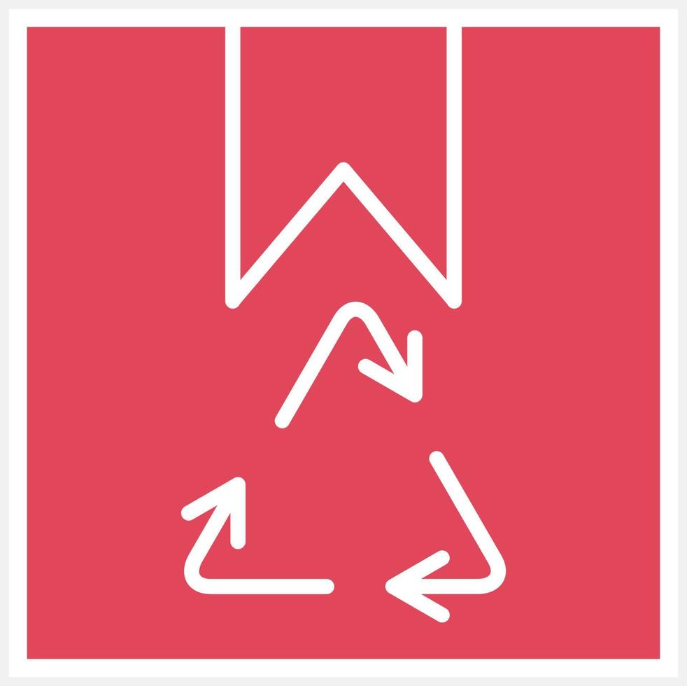 Package Recycle Icon Style vector
