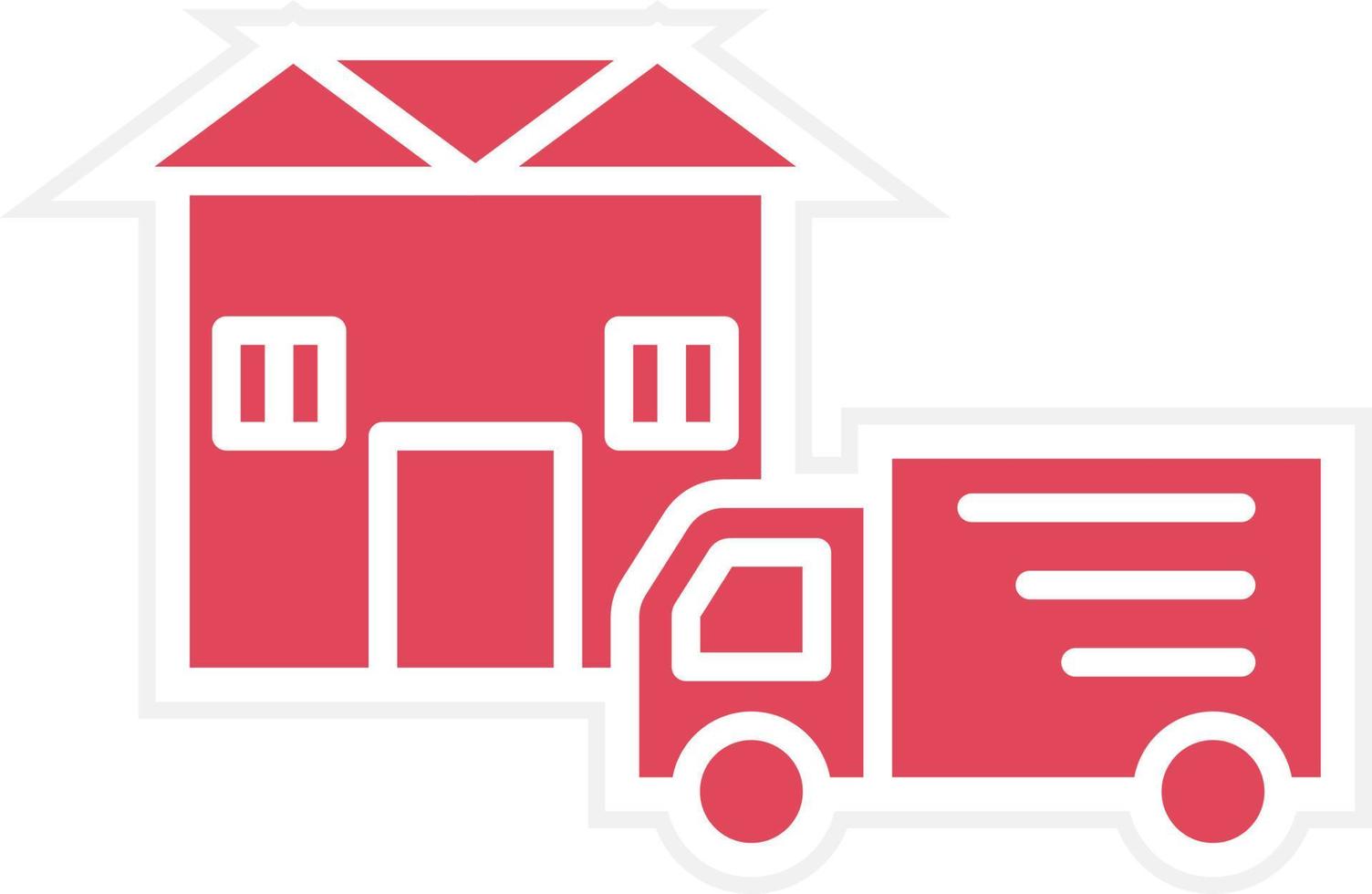 Home Delivery Icon Style vector