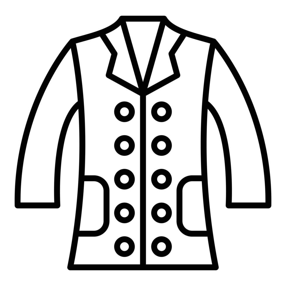 Lab Coat Icon Style vector