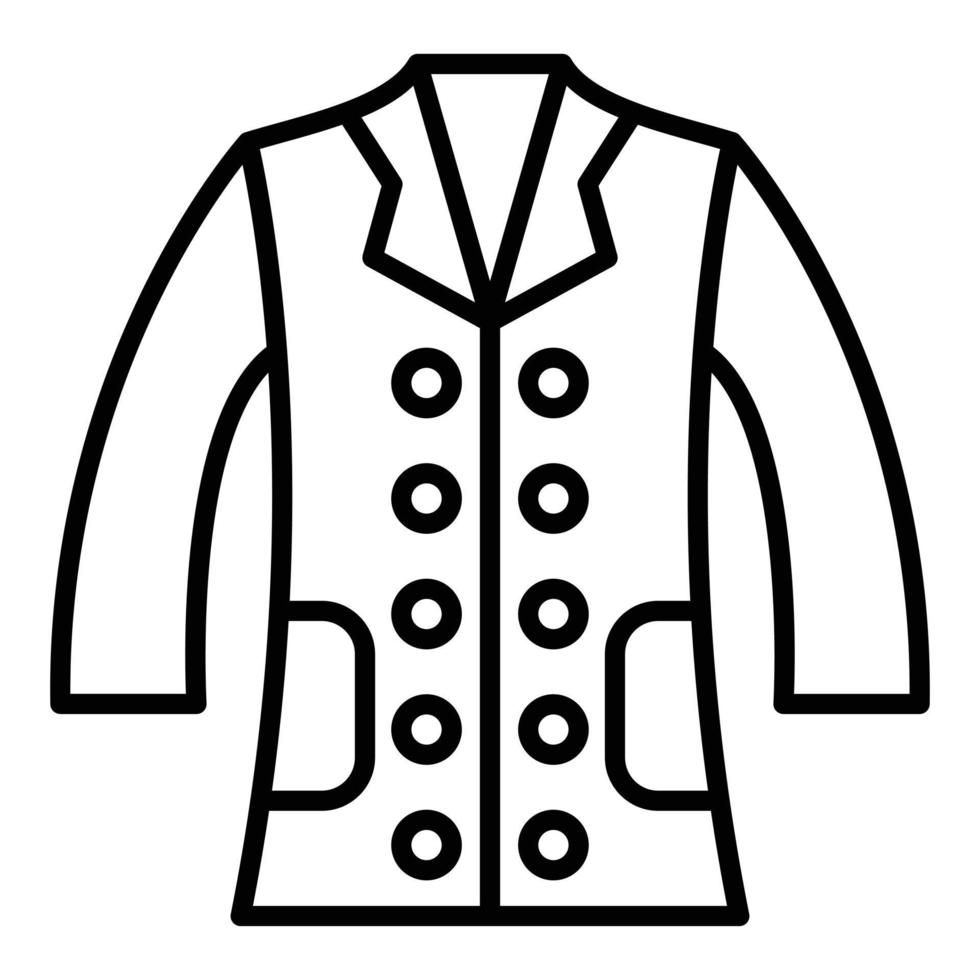 Lab Coat Icon Style vector