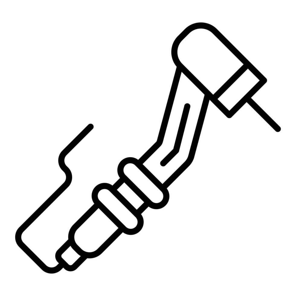 Dental Drill Icon Style vector