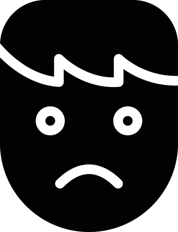 sad vector illustration on a background.Premium quality symbols. vector icons for concept and graphic design.