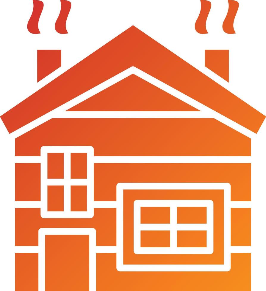 Cabin Icon Style vector