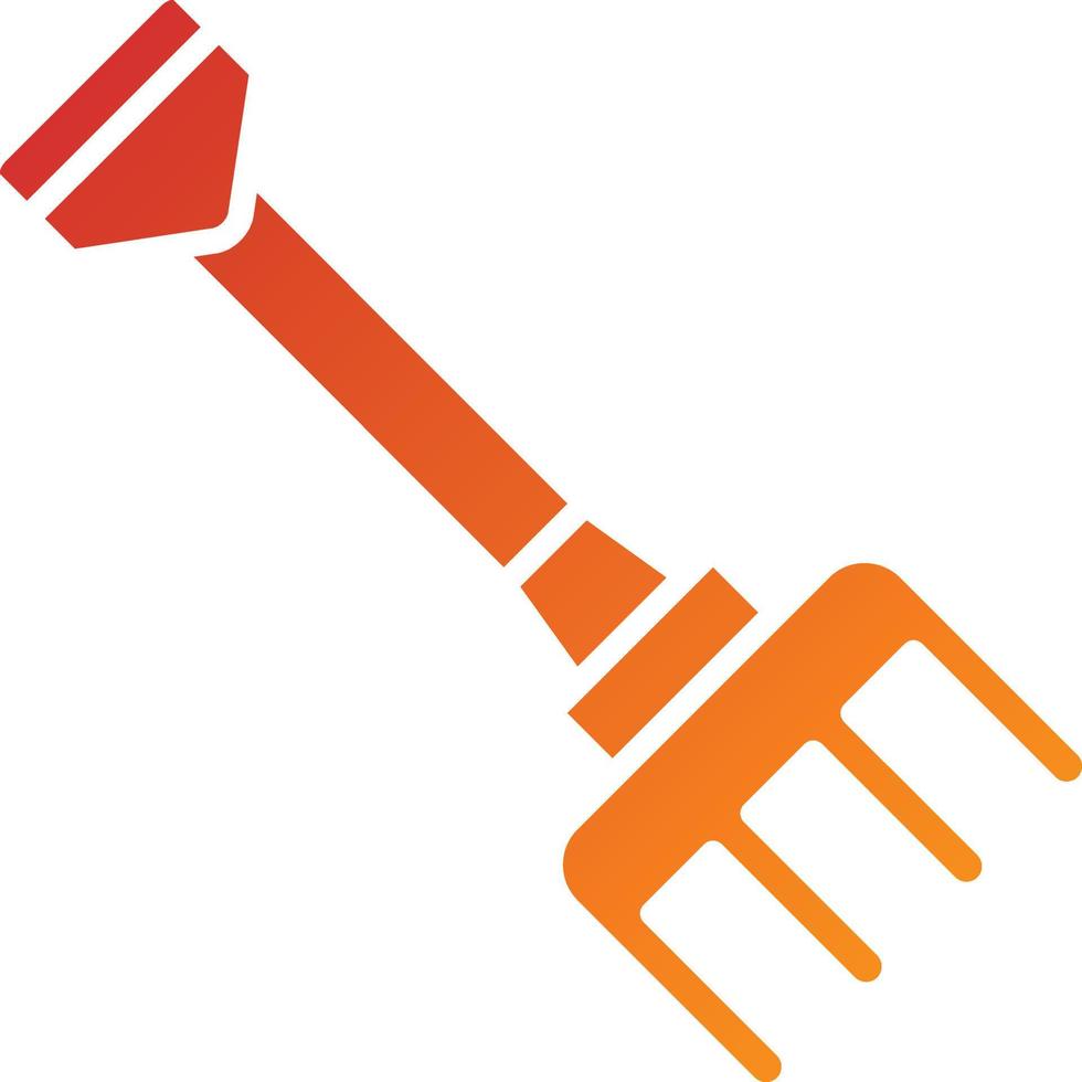 Rake Icon Style vector