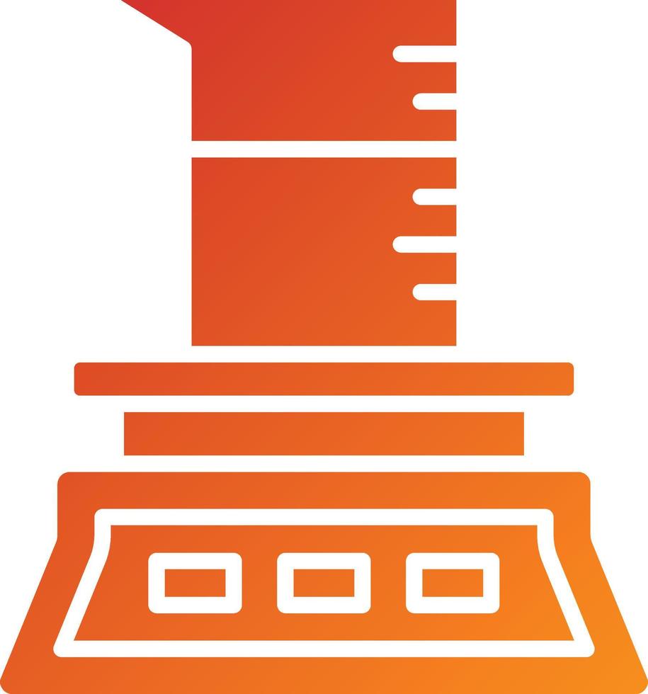 Scale Chemical Icon Style vector