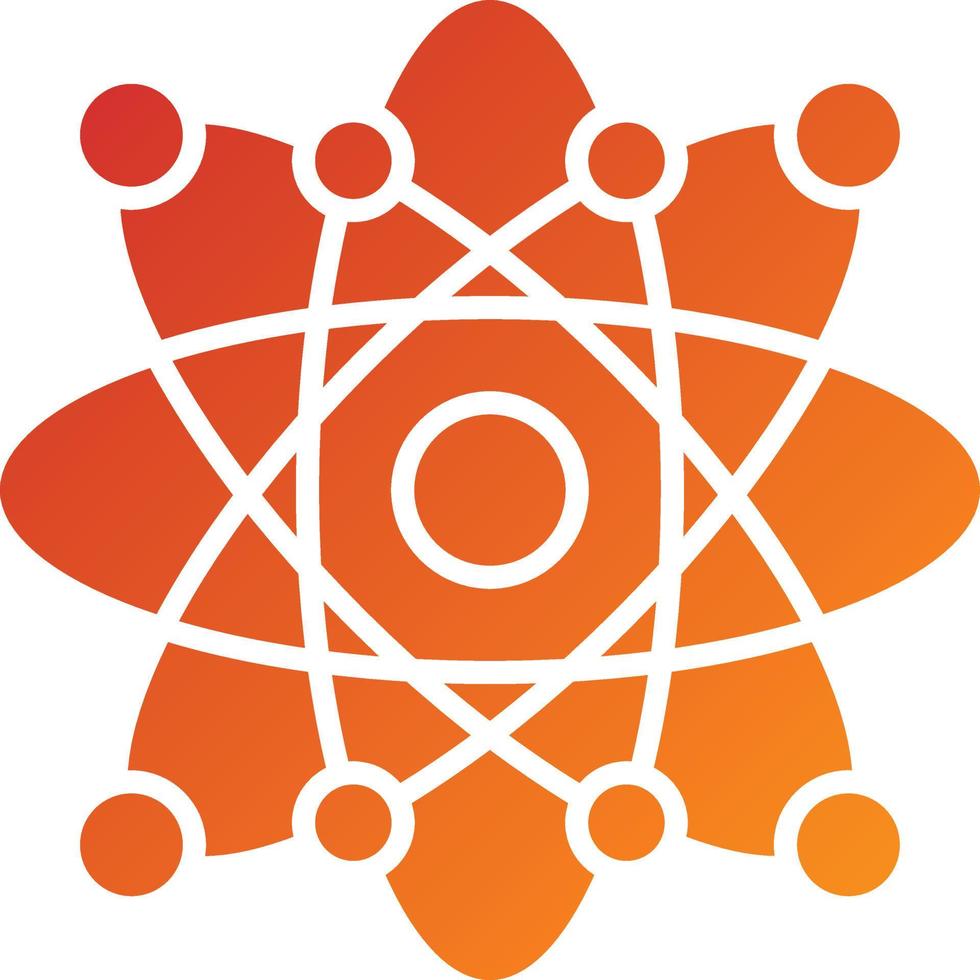 Atom Icon Style vector