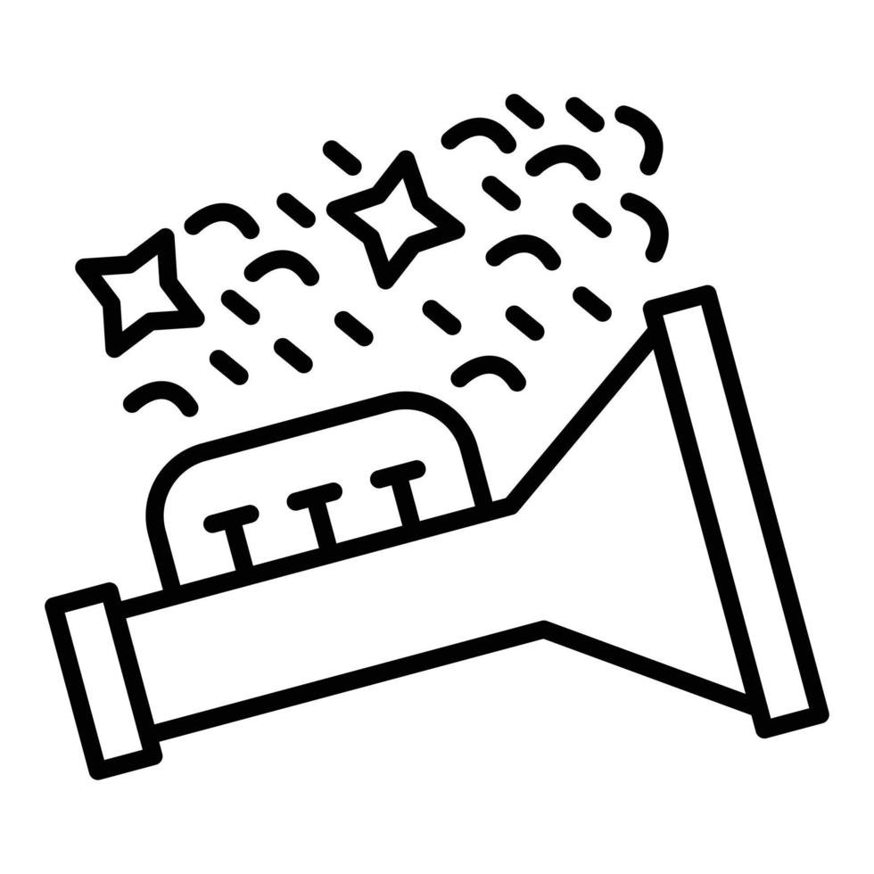 Horn Icon Style vector