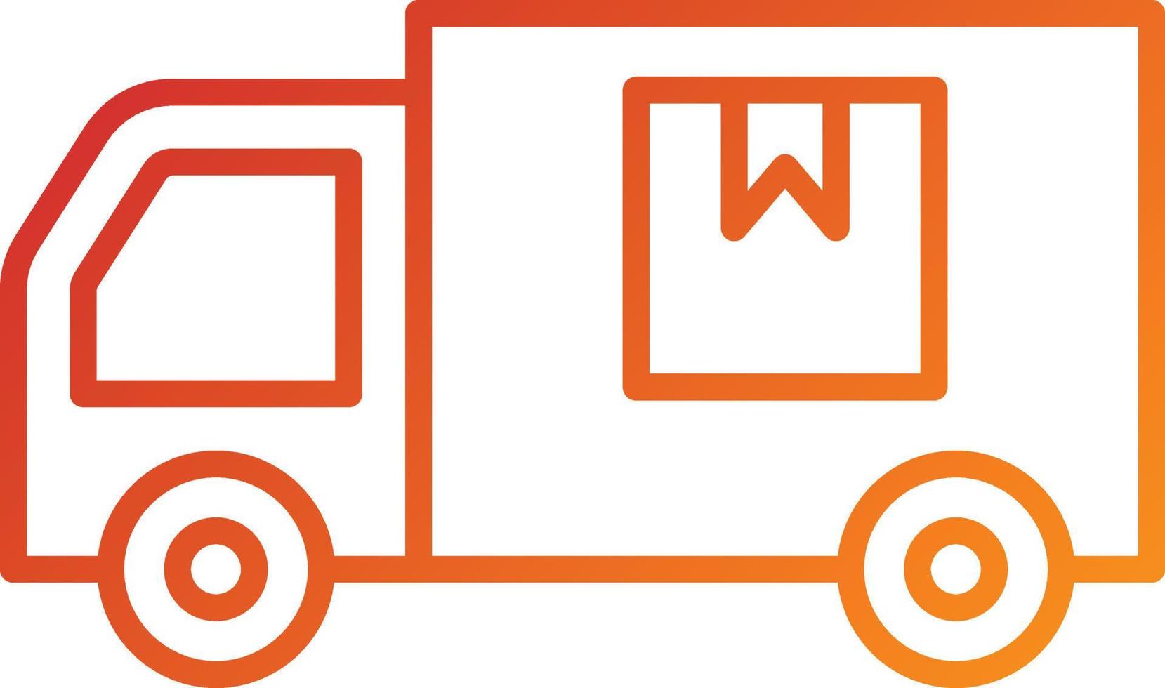 Delivery Truck Icon Style vector