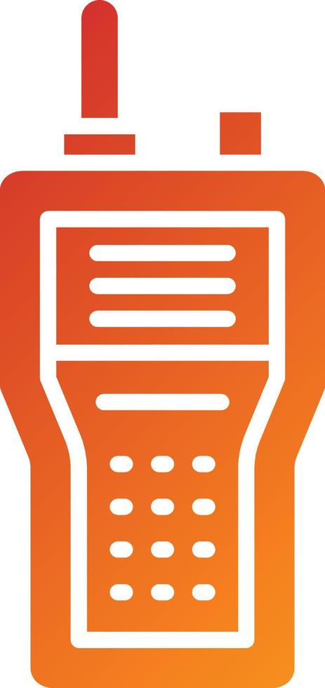 Walkie Talkie Icon Style vector