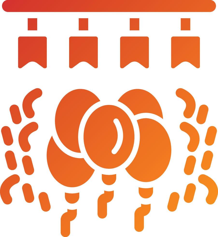 Bunting Icon Style vector