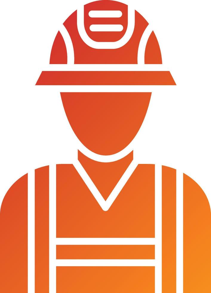 Fireman Icon Style vector