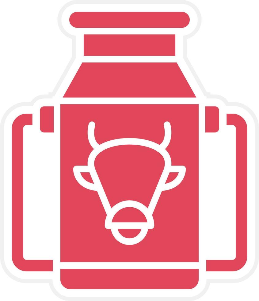 Milk Tank Icon Style vector