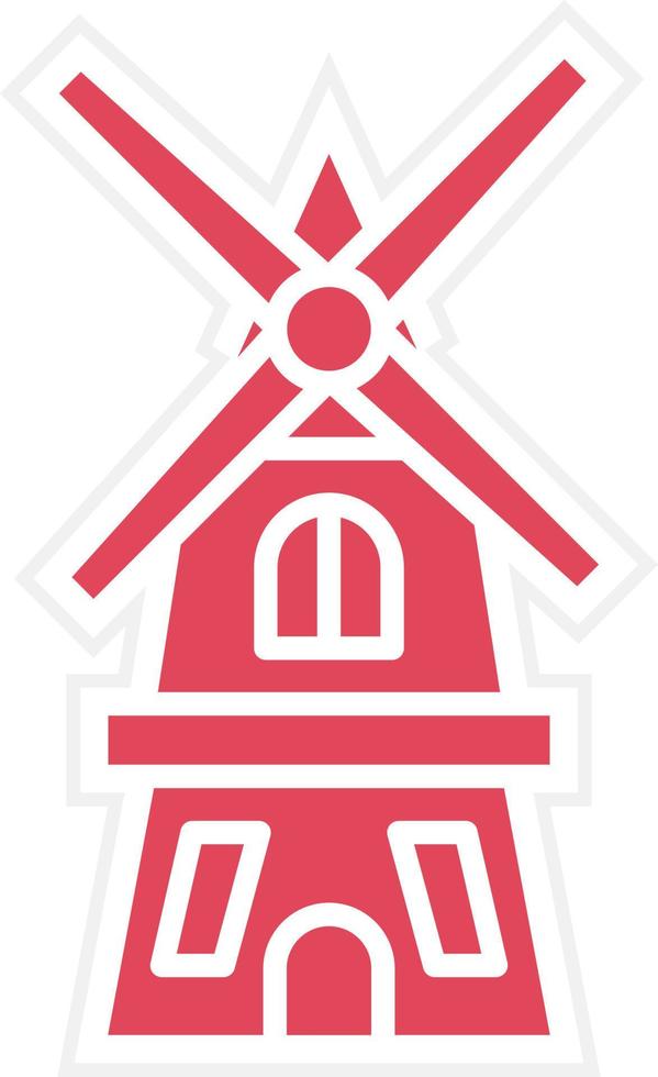 Windmill Icon Style vector