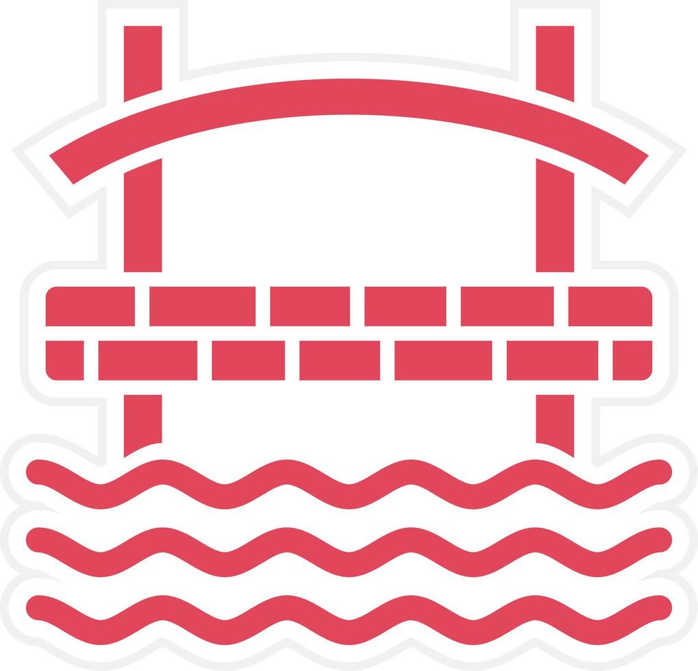 Bridge Icon Style vector
