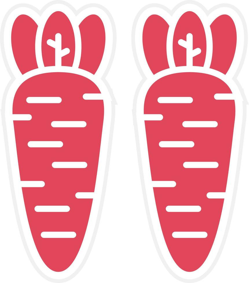 Carrots Icon Style vector