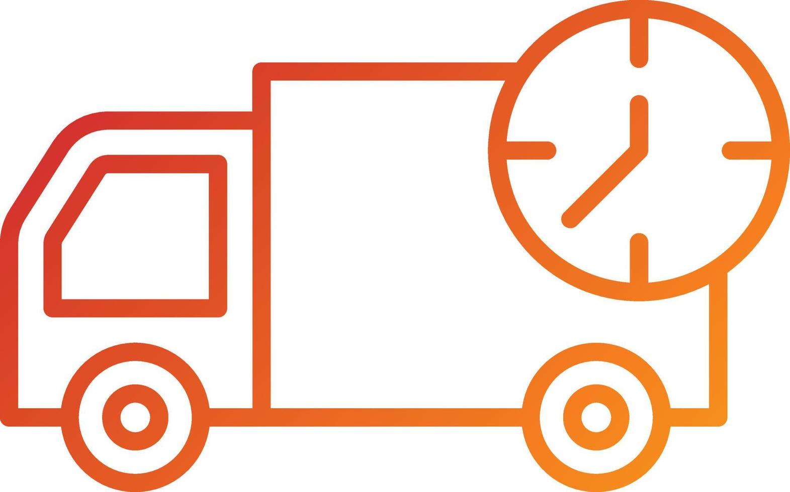 Delivery Time Icon Style vector