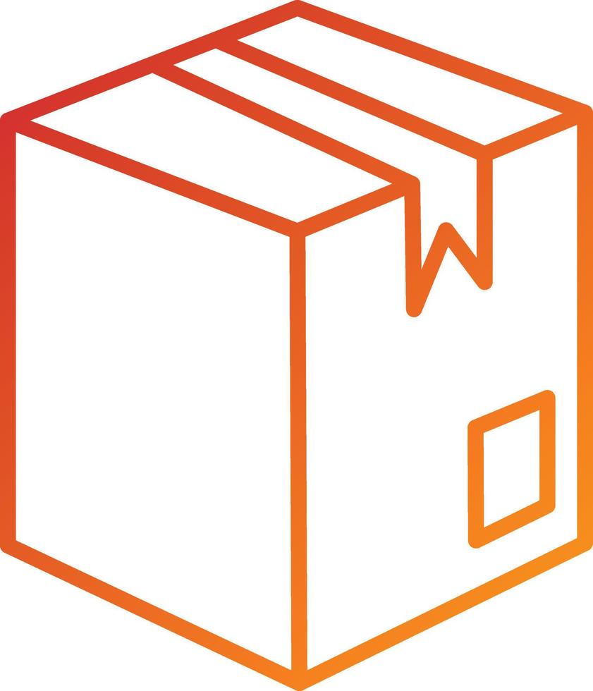 Package Box Icon Style vector