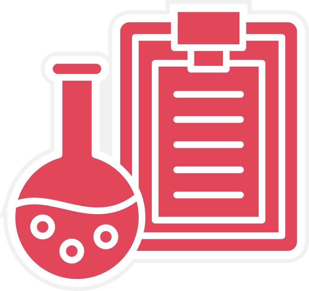 Lab Report Icon Style vector