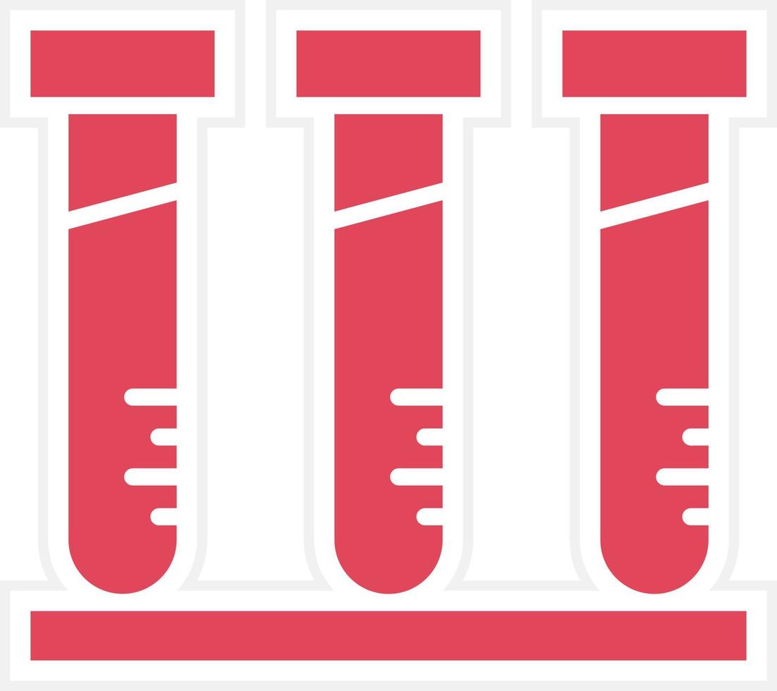 Test Tubes Icon Style vector