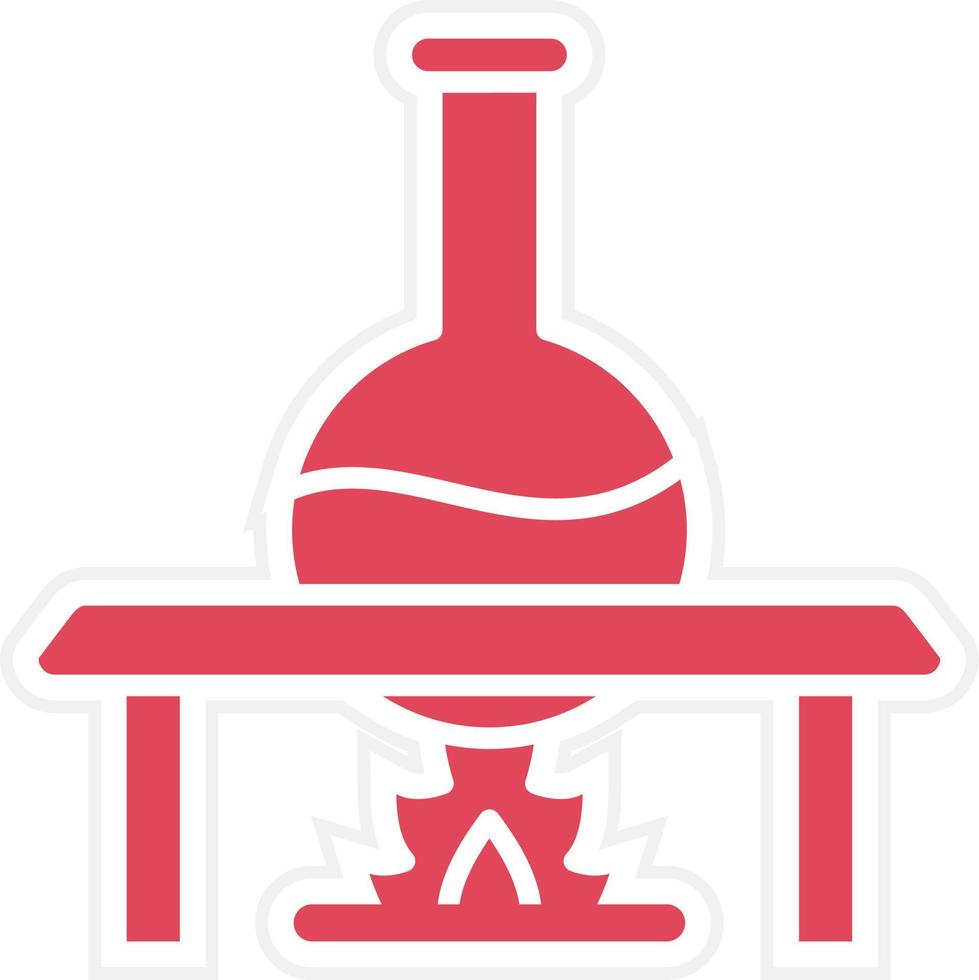 Bunsen Burner Icon Style vector