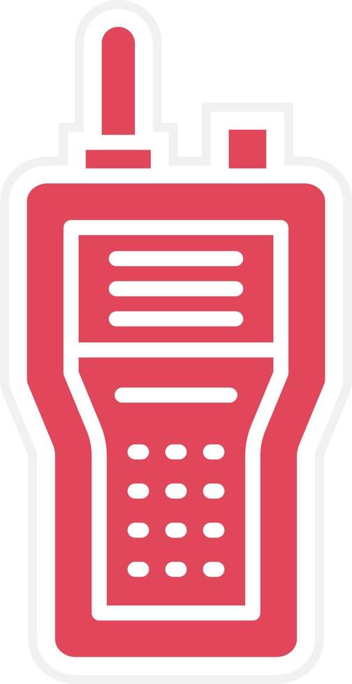 Walkie Talkie Icon Style vector